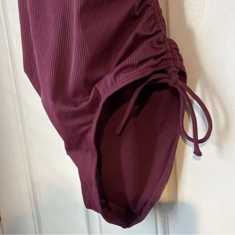 Time and Tru Mauve One-Piece Swimsuit - Picture 6 of 9